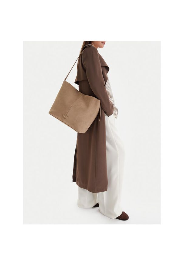 Gino Rossi - Torebka GINO ROSSI. Kolor: beżowy