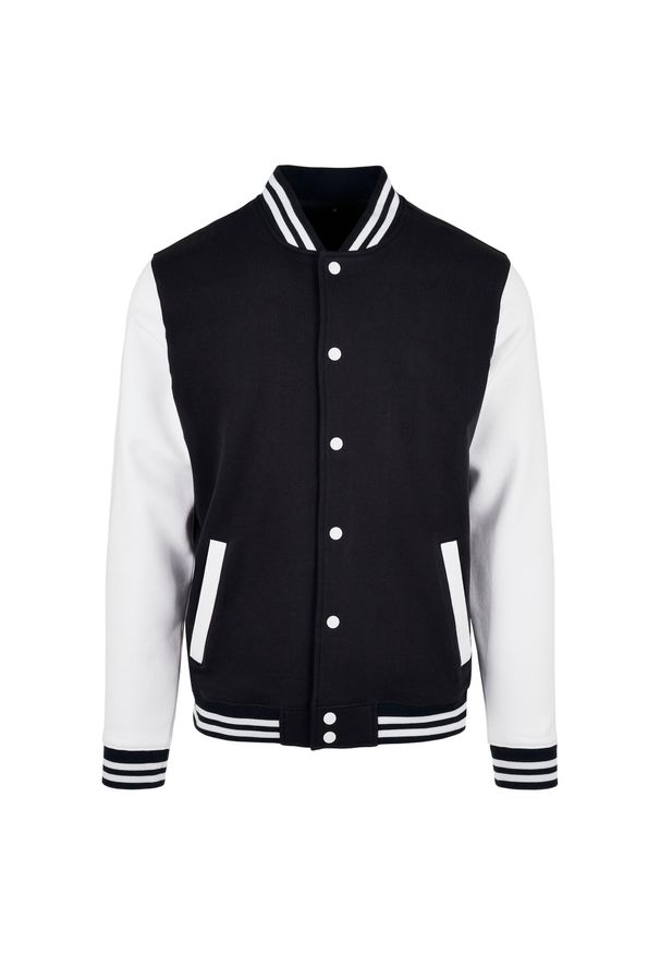 BUILD YOUR BRAND - Męska Kurtka Basic Varsity. Kolor: biały, wielokolorowy, czarny