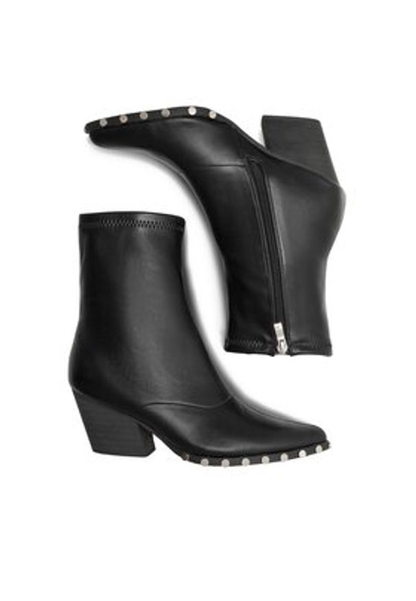 Jenny Fairy Botki VALERIE H20228-17 Czarny. Kolor: czarny. Materiał: syntetyk