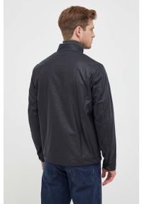 Barbour kurtka męska kolor granatowy przejściowa. Okazja: na co dzień. Kolor: niebieski. Materiał: bawełna, materiał. Styl: casual #4