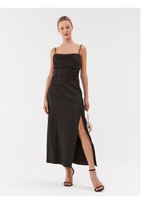 Guess Sukienka koktajlowa W3BK82 WDEE2 Czarny Regular Fit. Kolor: czarny. Materiał: syntetyk. Styl: wizytowy #5