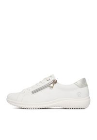 Remonte Sneakersy D1E03-81 Biały. Kolor: biały. Materiał: skóra, syntetyk #7