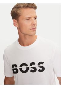 BOSS - Boss T-Shirt 50525208 Biały Regular Fit. Kolor: biały. Materiał: bawełna #3