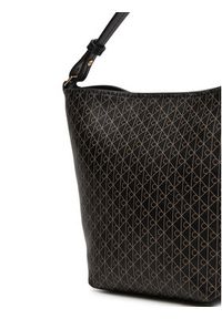 Calvin Klein Torebka Emblem Aop Sm Bucket Crossbody LV04F3506G Czarny. Kolor: czarny. Materiał: skórzane #2