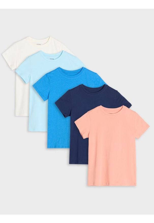 Sinsay - Koszulki 5 pack - wielobarwny