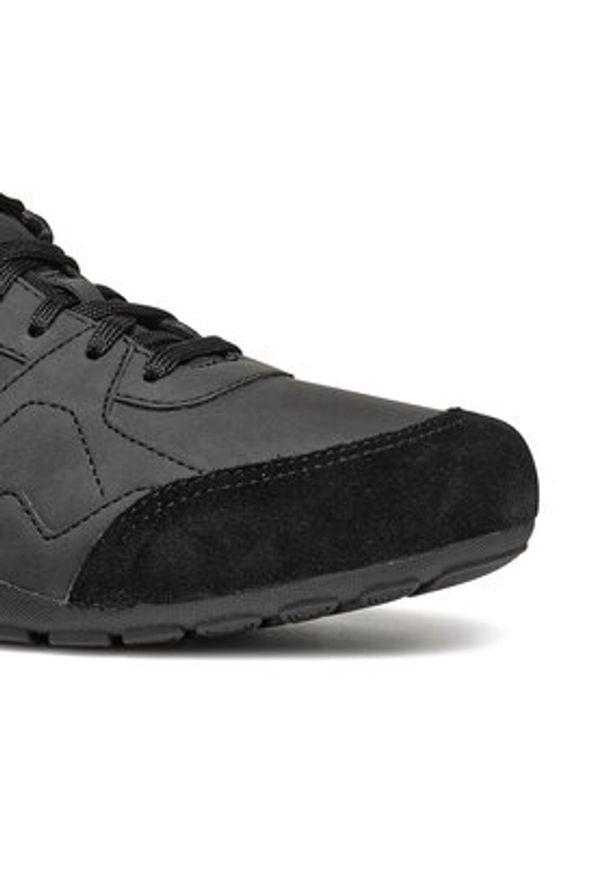 Geox Sneakersy U Ravex U463FC 0EK22 C9999 Czarny. Kolor: czarny. Materiał: skóra