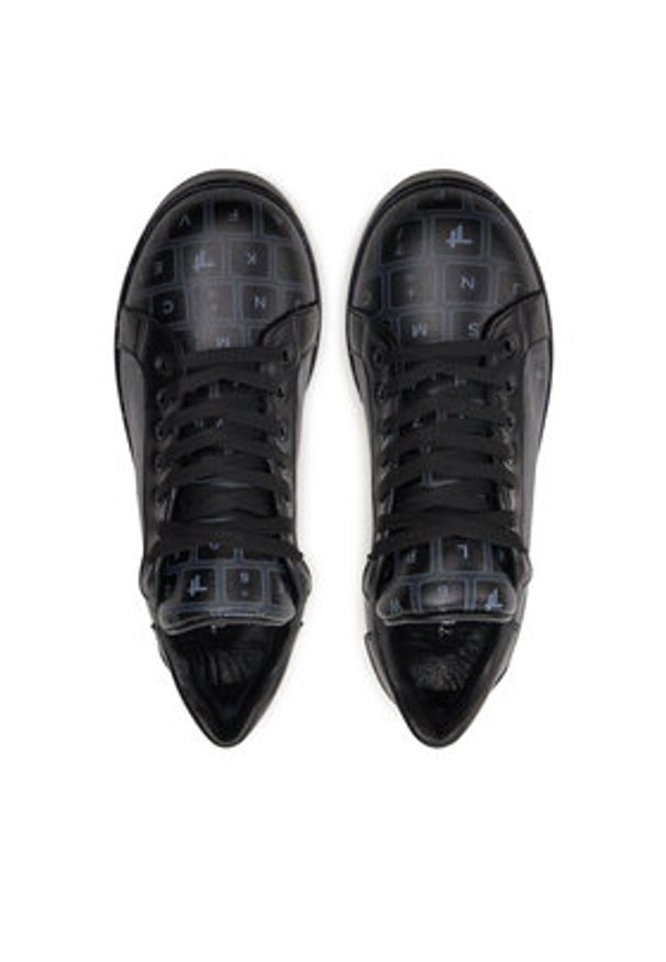 Togoshi Sneakersy TG-23-06-000321 Czarny. Kolor: czarny. Materiał: skóra