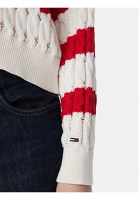 Tommy Jeans Sweter DW0DW22926 Czerwony Loose Fit. Kolor: czerwony. Materiał: bawełna #2