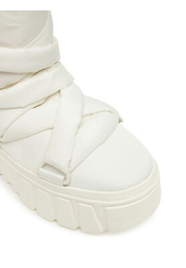 Tommy Jeans Śniegowce Tjw Chunky Snow Boot Nylon EN0EN02842 Biały. Kolor: biały. Materiał: materiał