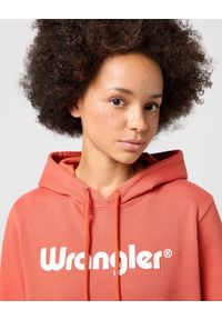 Wrangler - WRANGLER DAMSKA BLUZA Z KAPTUREM WRANGLER REGULAR HOODIE BURNT SIENNA 112350336. Typ kołnierza: kaptur #3