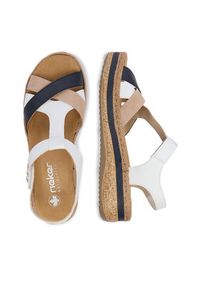 Rieker Sandały CEO-V0919-81 Biały. Kolor: biały. Materiał: skóra #4
