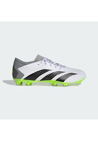 Buty do piłki nożnej do dorosłych Adidas Predator Accuracy.3 L FG. Kolor: czarny, biały, wielokolorowy, żółty. Materiał: materiał