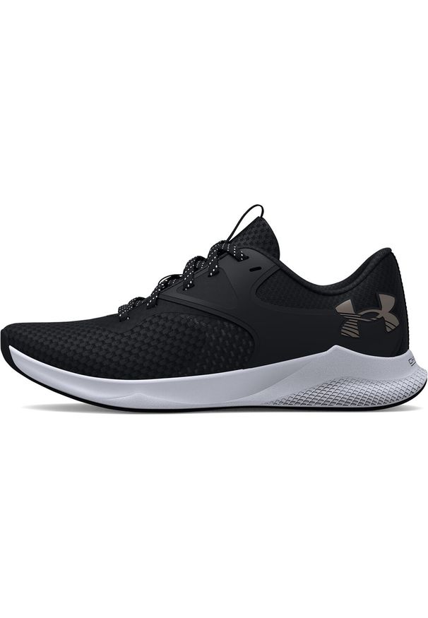Buty Under Armour UA W CHARGED AURORA 2, Kobiety. Kolor: czarny, szary, wielokolorowy. Materiał: materiał, tkanina, syntetyk, guma