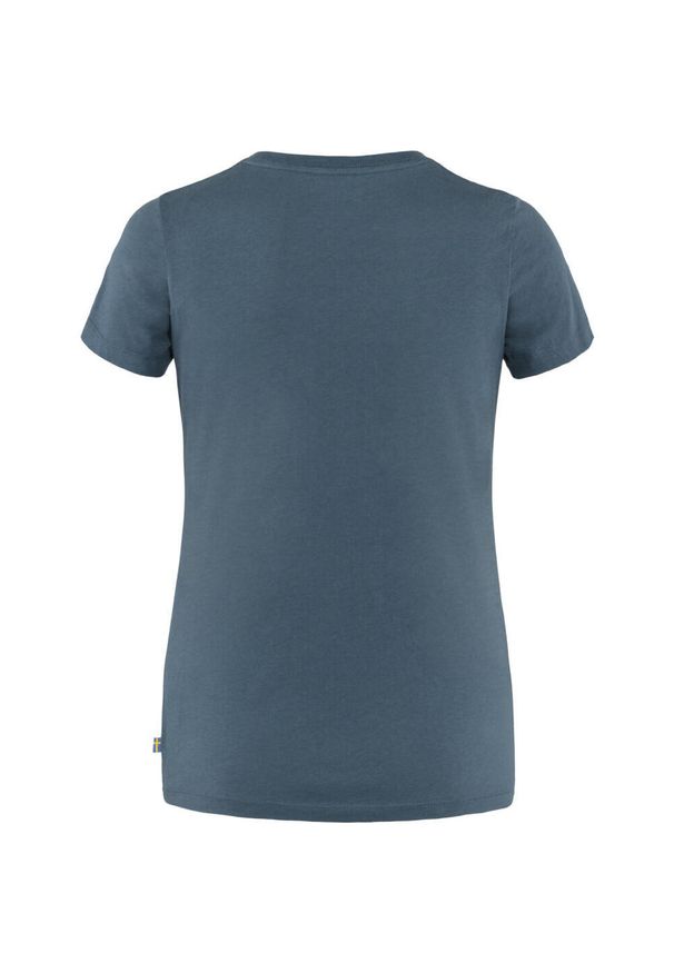 Fjällräven - Koszulka turystyczna damska Fjallraven Arctic Fox Print T-shirt. Kolor: niebieski. Wzór: nadruk