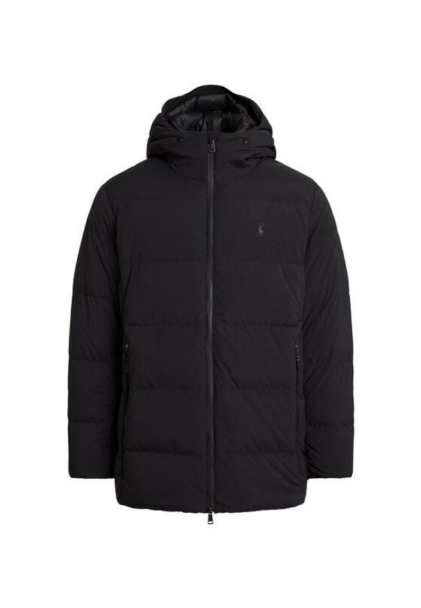 Polo Ralph Lauren Kurtka puchowa 710967773003 Czarny Regular Fit. Typ kołnierza: polo. Kolor: czarny. Materiał: syntetyk