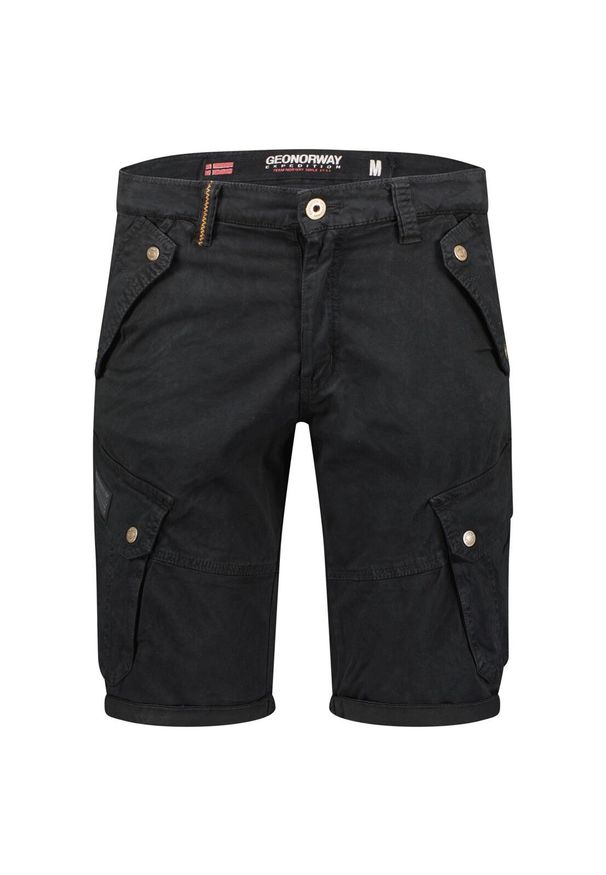 Bermudy Geographical Norway PRODOL EO MEN 063 czarny męska (SX1427H/GNO-Black). Kolor: czarny. Sport: turystyka piesza