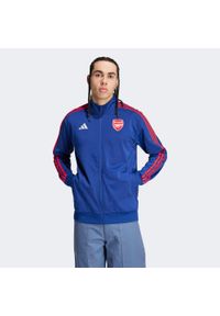 Adidas - Kurtka dresowa piłkarska ADIDAS Arsenal 25/26. Materiał: dresówka. Wzór: haft, aplikacja. Sport: piłka nożna