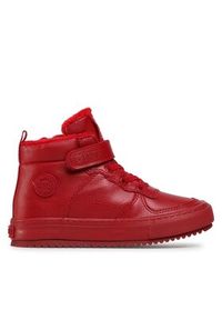 BIG STAR SHOES - Big Star Shoes Sneakersy GG374042 Czerwony. Kolor: czerwony. Materiał: skóra #5