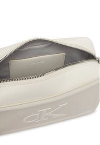 Calvin Klein Torebka Bold Ck Camera Bag LV04F3220G Biały. Kolor: biały. Materiał: skórzane #6