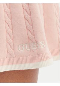 Guess Spódnica mini V6RD07 Z4652 Różowy Regular Fit. Kolor: różowy. Materiał: syntetyk #5
