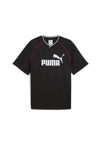 Puma - Męska koszulka piłkarska Essentials PUMA Black. Kolor: czarny. Sport: piłka nożna