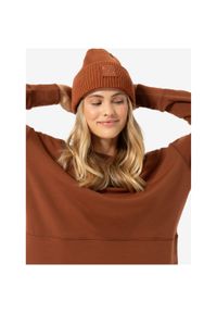 Czapka SUPER.NATURAL Krissini Beanie. Kolor: brązowy. Sezon: zima