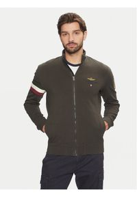 Aeronautica Militare Bluza 242FE1871F439 Khaki Regular Fit. Kolor: brązowy. Materiał: bawełna