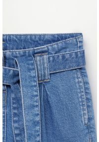 Mango Kids - Jeansy dziecięce Cami 110-164 cm. Stan: podwyższony. Kolor: niebieski. Materiał: jeans. Wzór: gładki #2