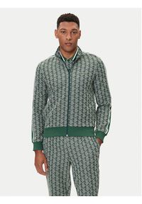 Lacoste Bluza SH1368 Zielony Regular Fit. Kolor: zielony. Materiał: bawełna #4