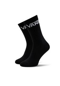Vans Zestaw 3 par wysokich skarpet męskich Classic Crew VN000F0XBLK1 Czarny. Kolor: czarny. Materiał: materiał