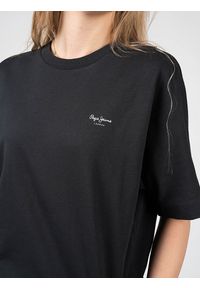 Pepe Jeans T-Shirt "Agnes" | PL581101 | Agnes | Kobieta | Czarny. Kolor: czarny. Materiał: bawełna. Wzór: nadruk