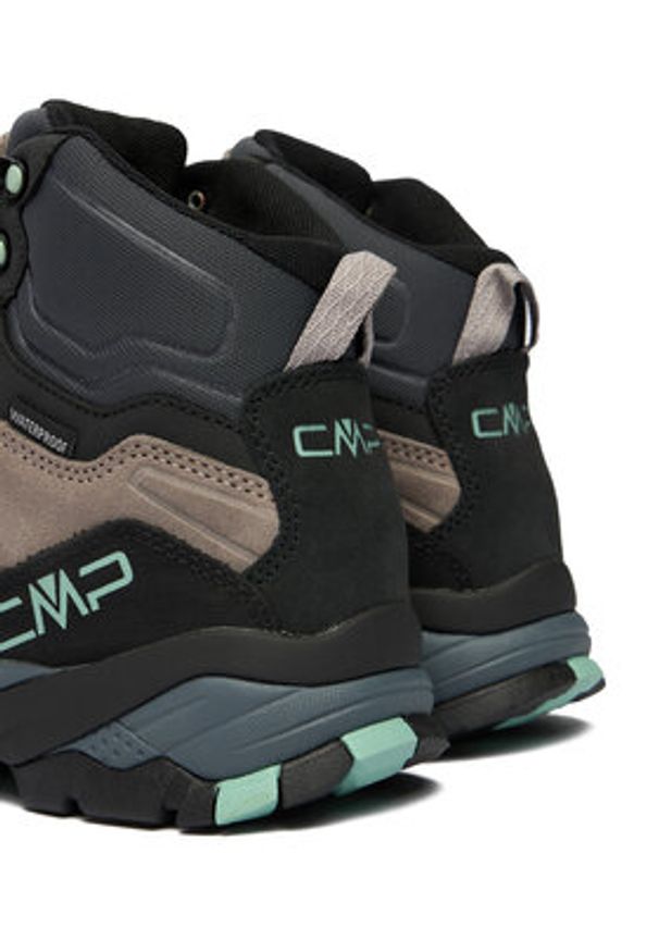 CMP Trekkingi Melnick Mid Wp 3Q18586 Brązowy. Kolor: brązowy. Materiał: zamsz, skóra
