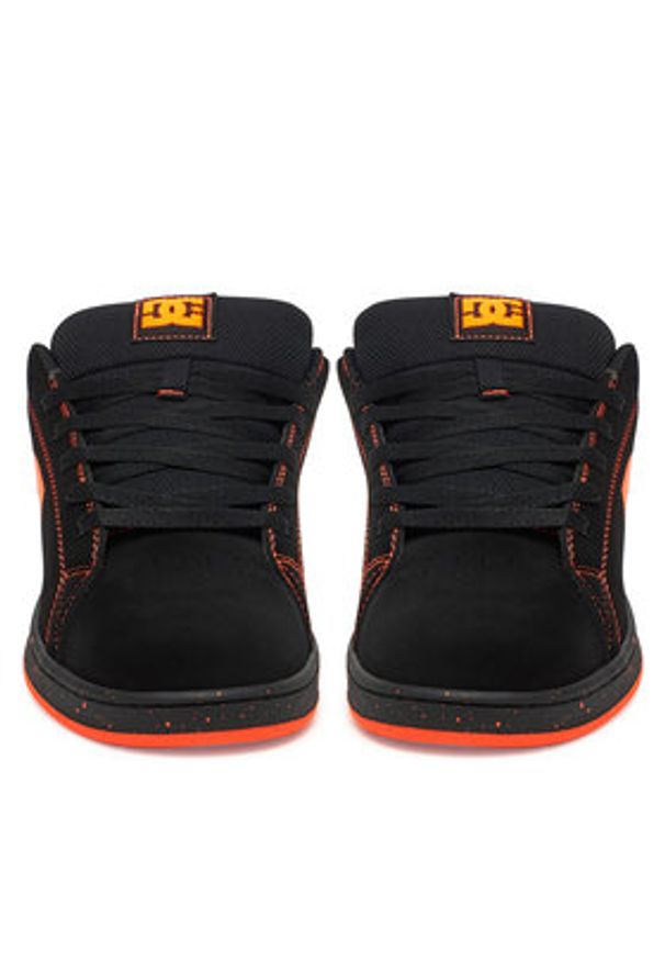 DC Shoes Sneakersy GAVELER ADYS100536-BO1 Czarny. Kolor: czarny. Materiał: nubuk, skóra