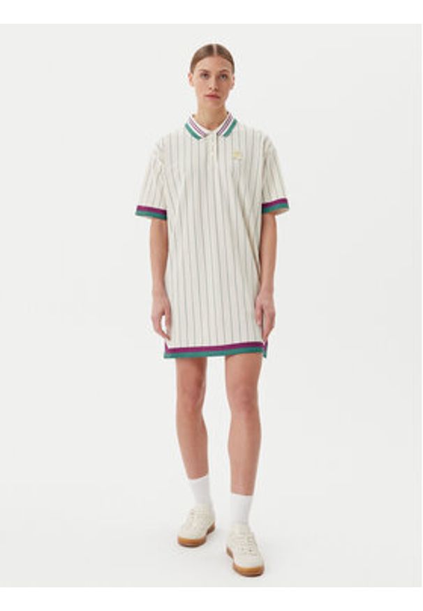 Fila Sukienka codzienna Lavinia FAW0998 Écru Oversize. Okazja: na co dzień. Materiał: bawełna. Typ sukienki: proste, oversize. Styl: casual