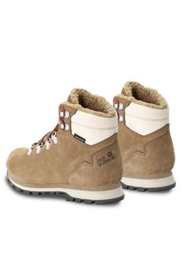 Jack Wolfskin Trekkingi Thunder Bay Texapore Mid W 4053681 Brązowy. Kolor: brązowy. Materiał: nubuk, skóra