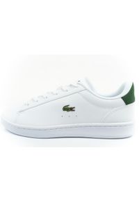 Buty damskie sportowe Lacoste Carnaby trampki. Kolor: biały, zielony, wielokolorowy