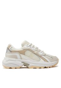 TOMMY HILFIGER - Tommy Hilfiger Sneakersy Modern Rugged Runner FW0FW08385 Beżowy. Kolor: beżowy. Materiał: materiał