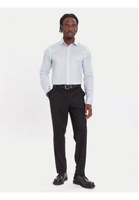 Calvin Klein Koszula LV019EU068 Błękitny Slim Fit. Kolor: niebieski. Materiał: bawełna #4