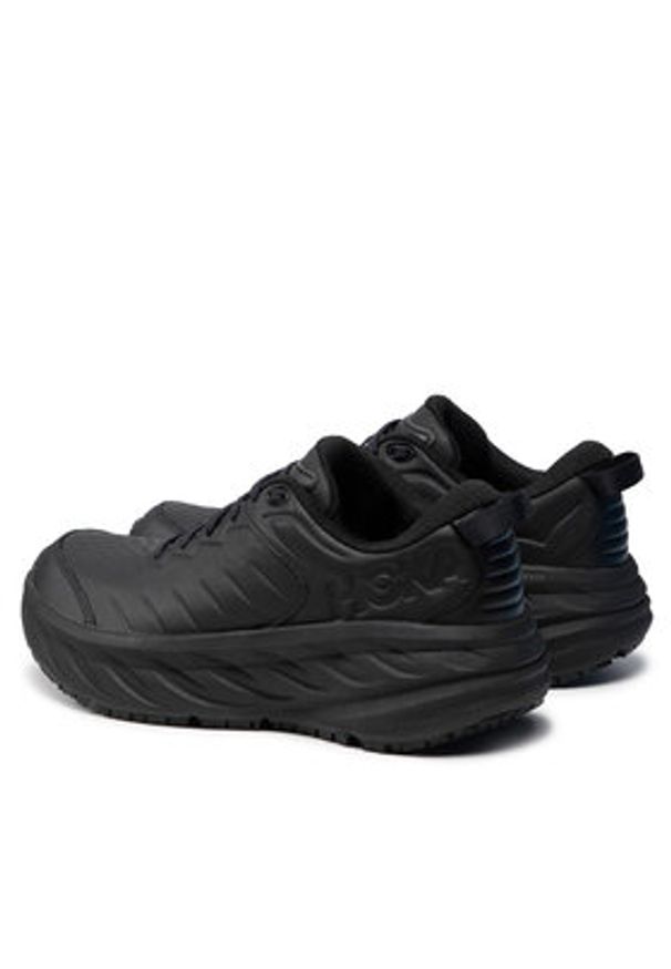 HOKA - Hoka Sneakersy M Bondi Sr 1110520 Czarny. Kolor: czarny. Materiał: skóra