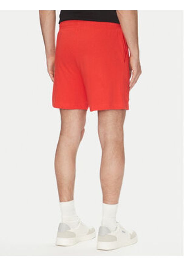 Kappa Szorty sportowe Logo Korpo Cabas 303HZE0 Czerwony Regular Fit. Kolor: czerwony. Materiał: bawełna. Styl: sportowy
