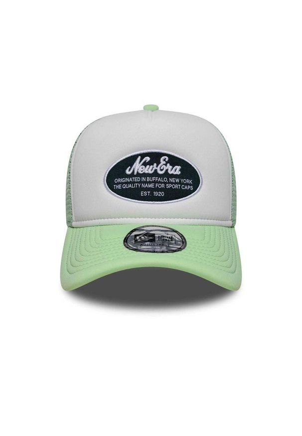 Czapka Trucker New Era Oval Foam Patch. Kolor: biały