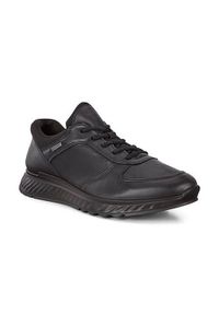 ecco - Buty do chodzenia męskie Ecco Exostride. Zapięcie: sznurówki. Kolor: czarny. Materiał: materiał, syntetyk, guma. Szerokość cholewki: normalna. Sport: turystyka piesza