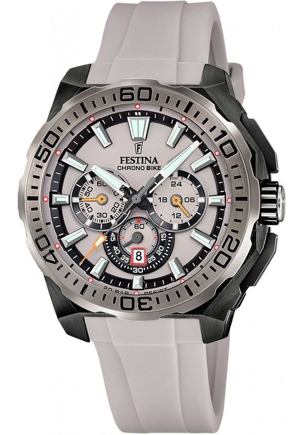 Zegarek męski Festina F20726-1 szary. Kolor: szary