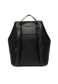 Calvin Klein Plecak Foil Logo Large Flap Backpack LV04F3505G Czarny. Kolor: czarny. Materiał: skóra #3