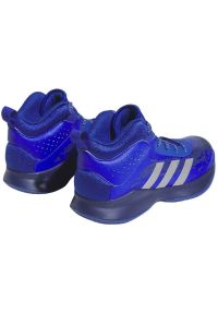 Adidas - Buty do koszykówki adidas Cross Em Up 5 K Wide W HQ8495 niebieskie niebieskie. Zapięcie: sznurówki. Kolor: niebieski. Materiał: syntetyk, guma. Szerokość cholewki: normalna. Sport: koszykówka #7
