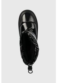 Tommy Jeans śniegowce TJW WINTER BOOT kolor czarny EN0EN02252. Nosek buta: okrągły. Kolor: czarny. Materiał: guma. Szerokość cholewki: normalna #5