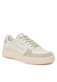 Calvin Klein Jeans Sneakersy Classic Cupsole Low Lth Ml Fad YM0YM00885 Beżowy. Kolor: beżowy #4