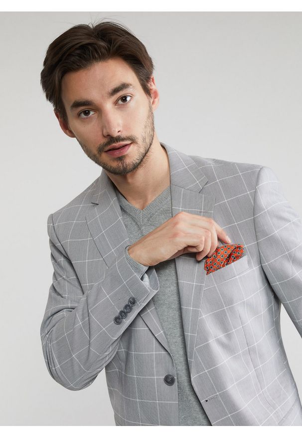 Pako Lorente - PAKO LORENTE – Poszetka P22SP-HX-041-P-0. Materiał: jedwab. Wzór: kwiaty