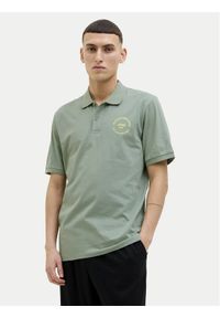 Jack & Jones Polo Simon 12269299 Zielony Regular Fit. Typ kołnierza: polo. Kolor: zielony. Materiał: bawełna #1