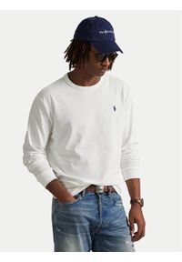 Polo Ralph Lauren Longsleeve 710970697002 Biały Classic Fit. Typ kołnierza: polo. Kolor: biały. Materiał: bawełna. Długość rękawa: długi rękaw